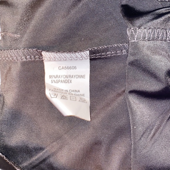 Katie Grey Faux Leather Leggings with Zippers - Picture 4 of 4